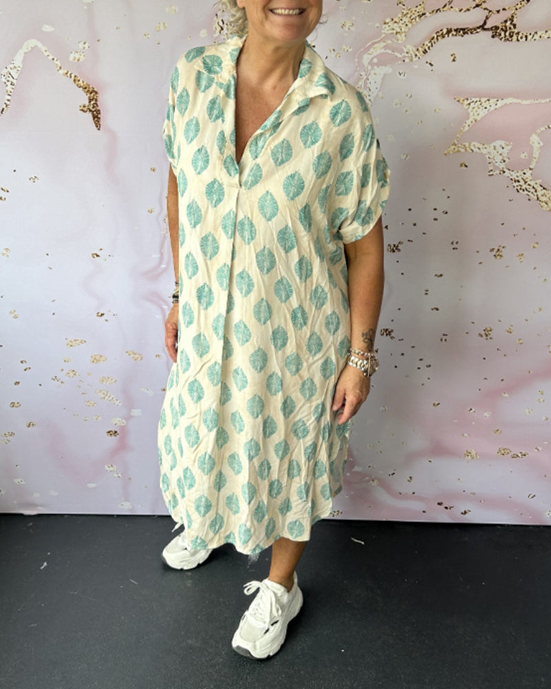 MIA™ | Losse Lente Jurk met Korte Mouwen