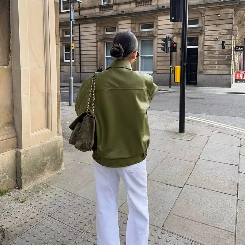 MAUREEN™ | Oversized Leren Jas