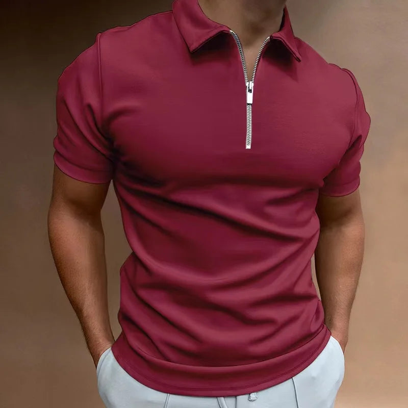 MATHIJS™ | Klassieke Polo-Shirt met Rits