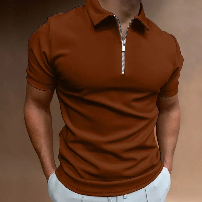 MATHIJS™ | Klassieke Polo-Shirt met Rits