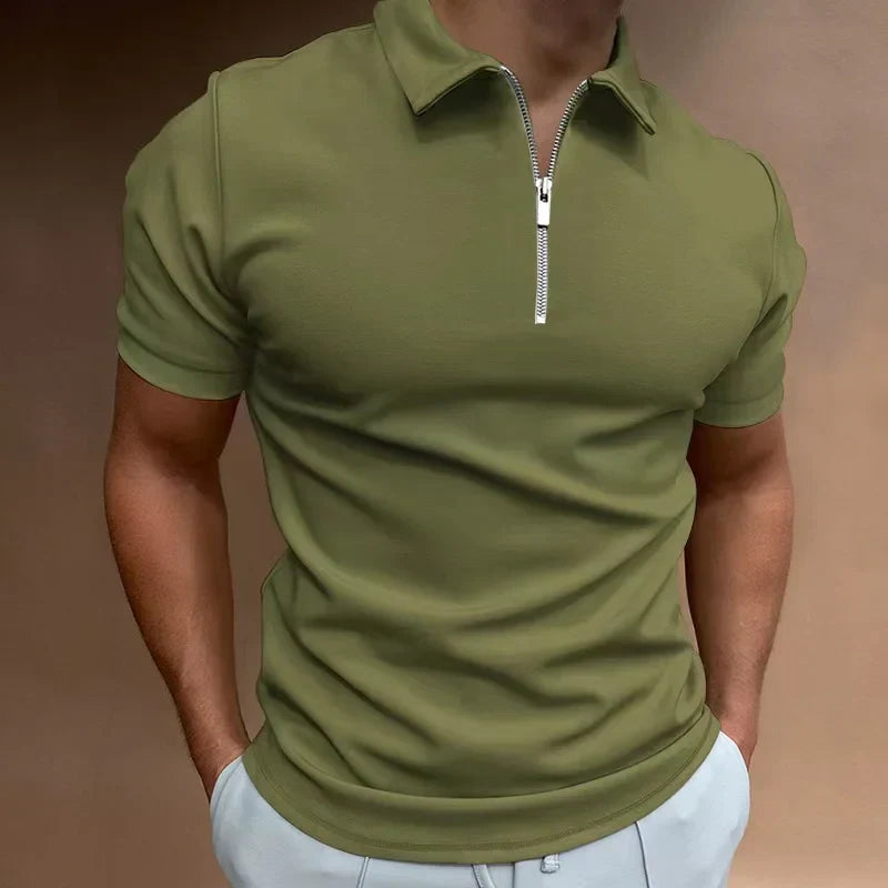 MATHIJS™ | Klassieke Polo-Shirt met Rits