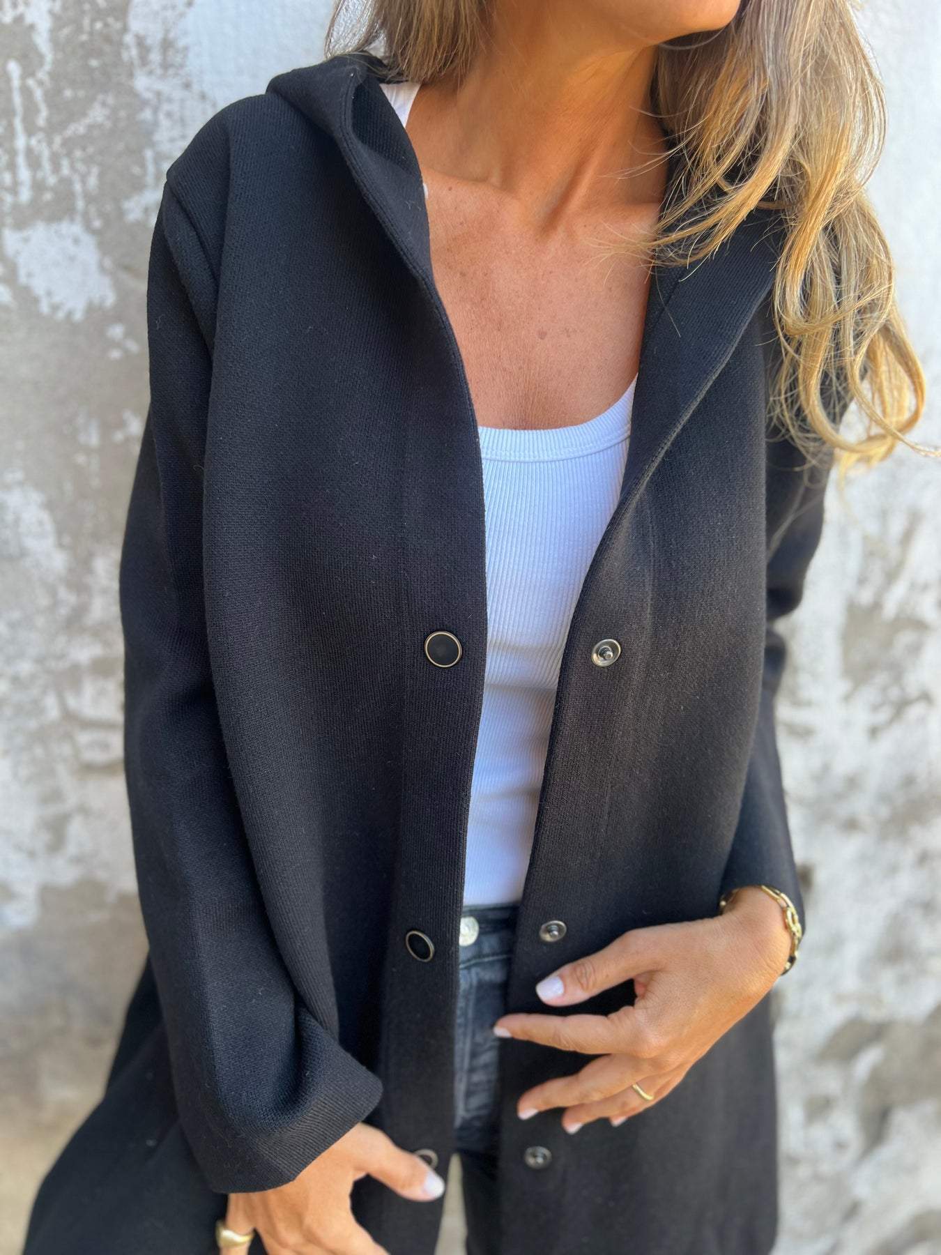 SANNE™ | Casual Blazer Met Capuchon