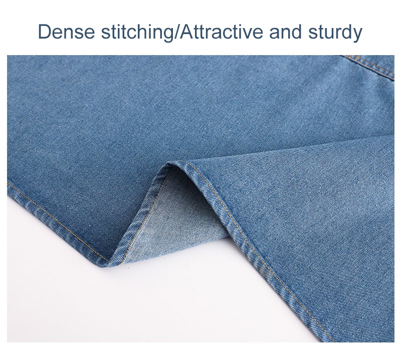 Noriva™ | Zacht Denim Schort met Kruisrug