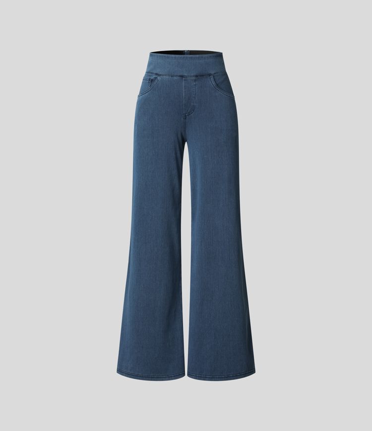 EVA™ | Comfy Elastische Broek met Hoge Taille
