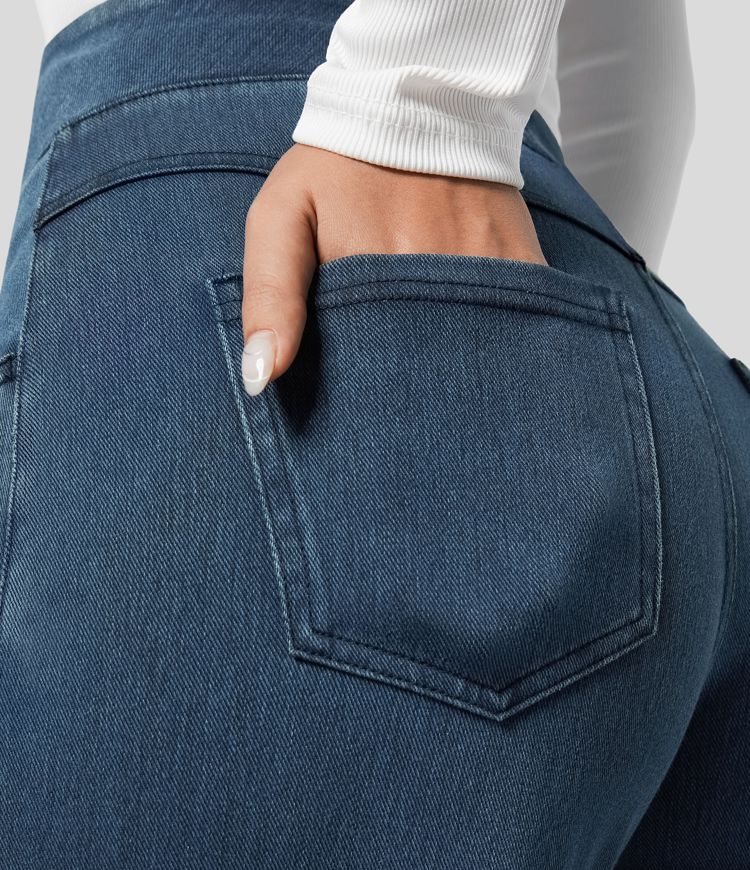 EVA™ | Comfy Elastische Broek met Hoge Taille