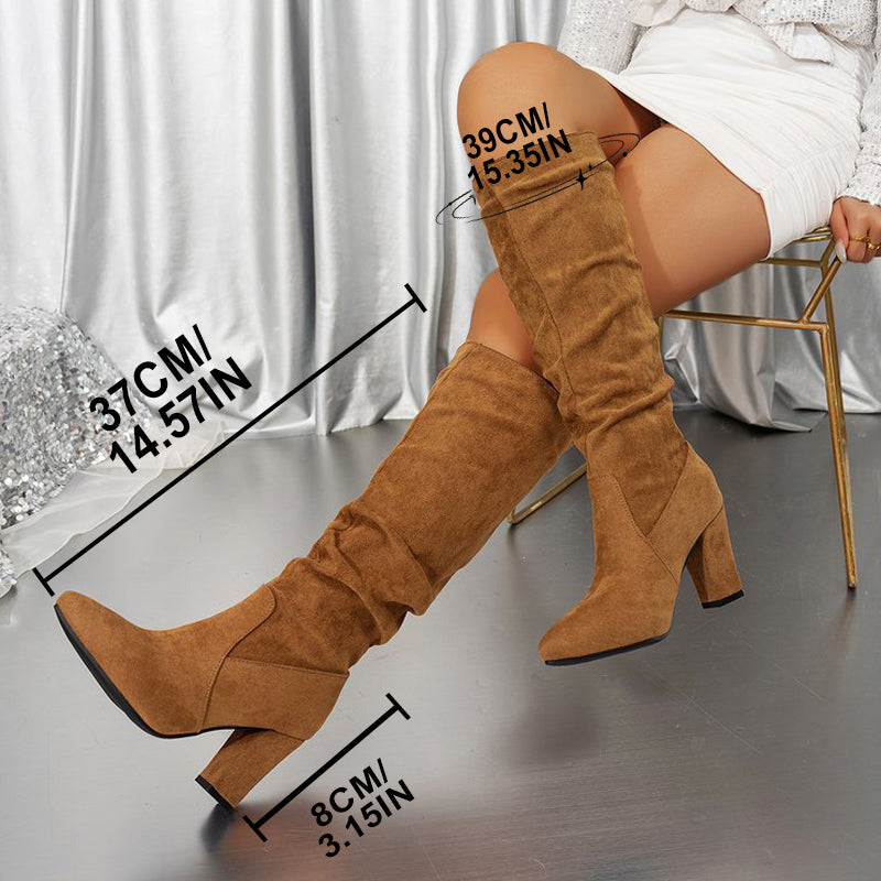 Elvira™ | Hoge Hakken met Suède Look