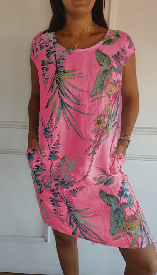 ANNETTE™ | Comfortabele Jurk met Ronde Hals