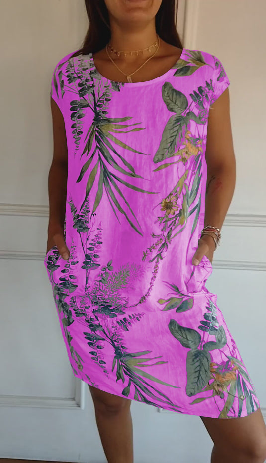 ANNETTE™ | Comfortabele Jurk met Ronde Hals