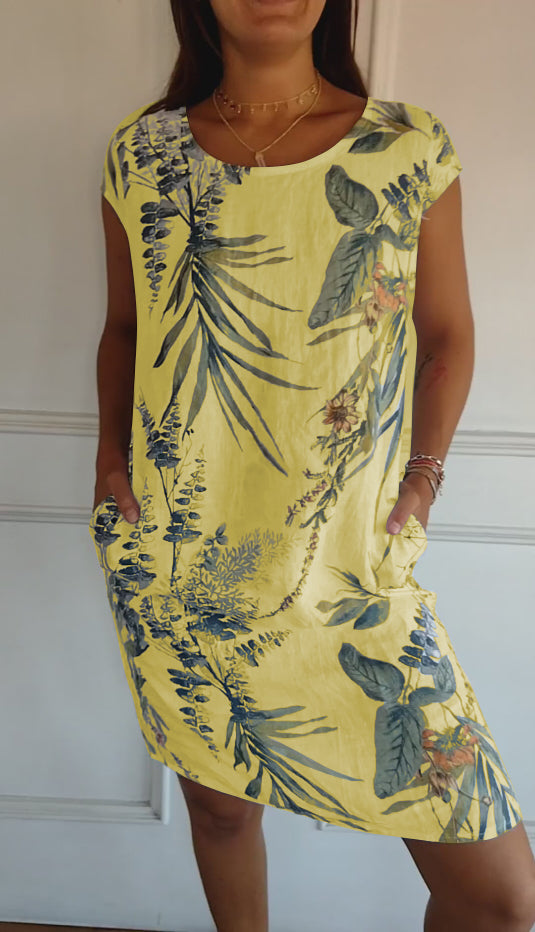 ANNETTE™ | Comfortabele Jurk met Ronde Hals