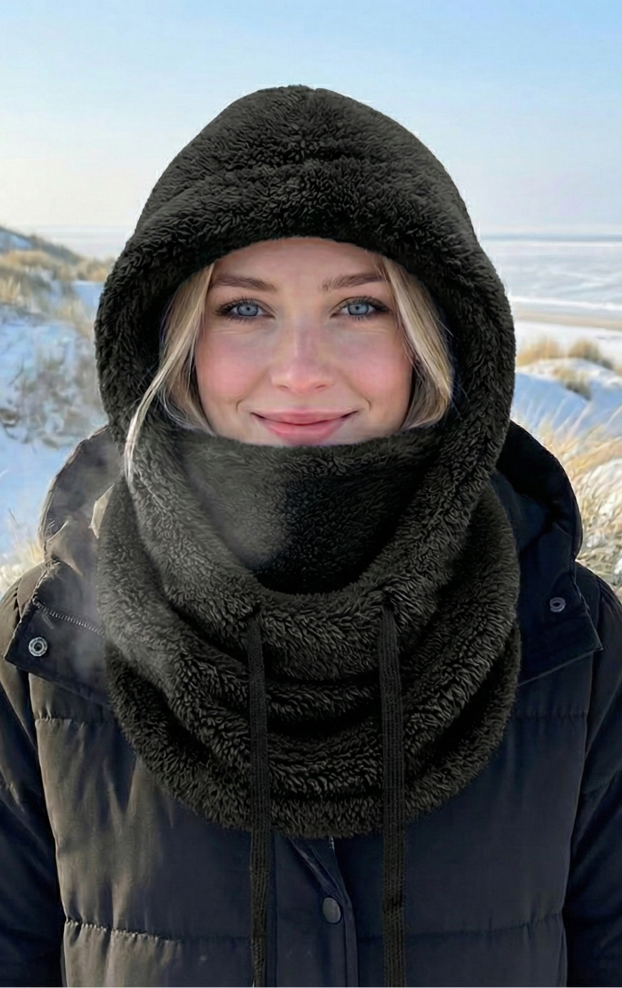 Nordry™ | Gevoerde Winterhoodie met Gezichtsbescherming