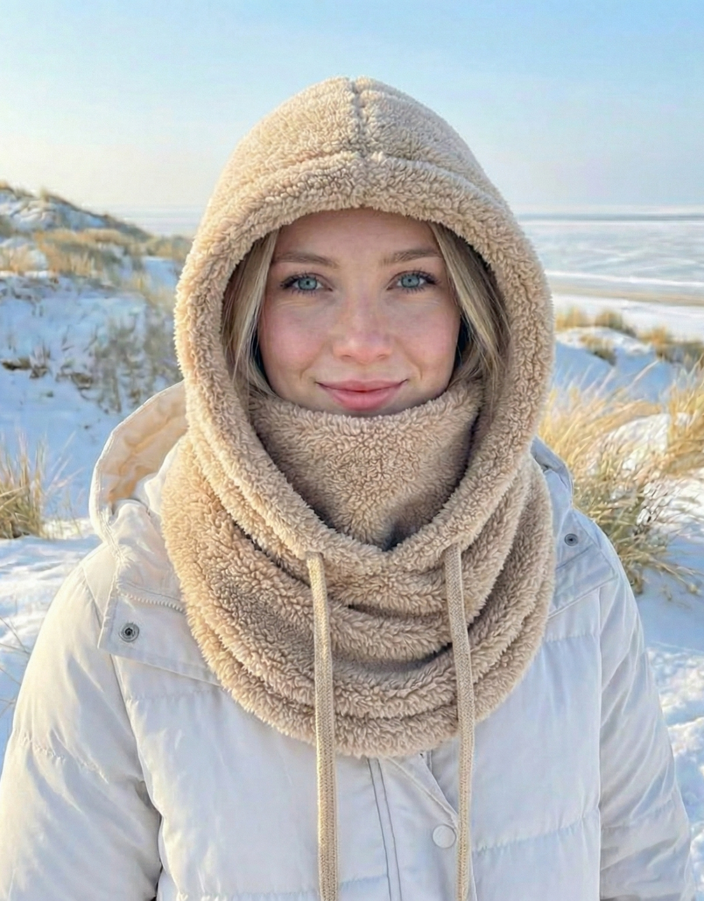 Nordry™ | Gevoerde Winterhoodie met Gezichtsbescherming