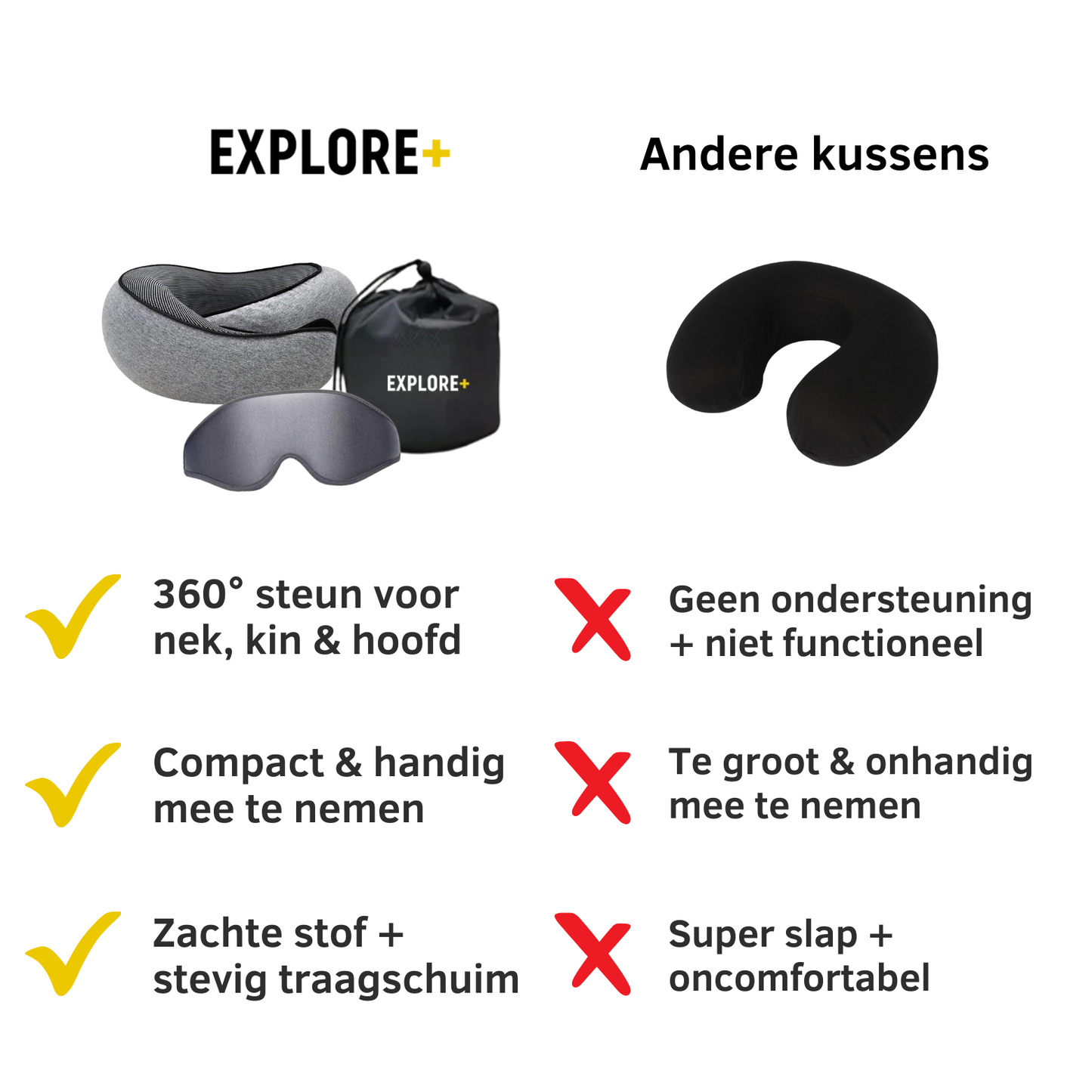 Venturo™ | Ergonomisch Reiskussen met 360° Ondersteuning