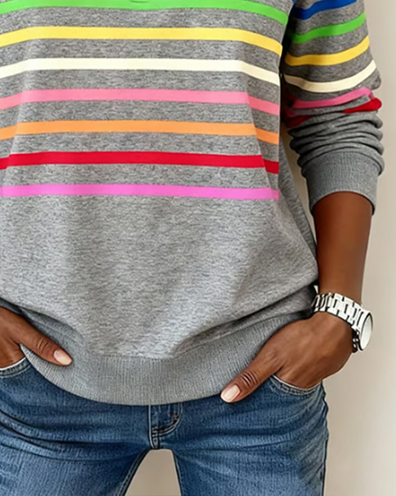 Colorin™ | Casual Sweater met Comfort en Kleurrijke Stijl