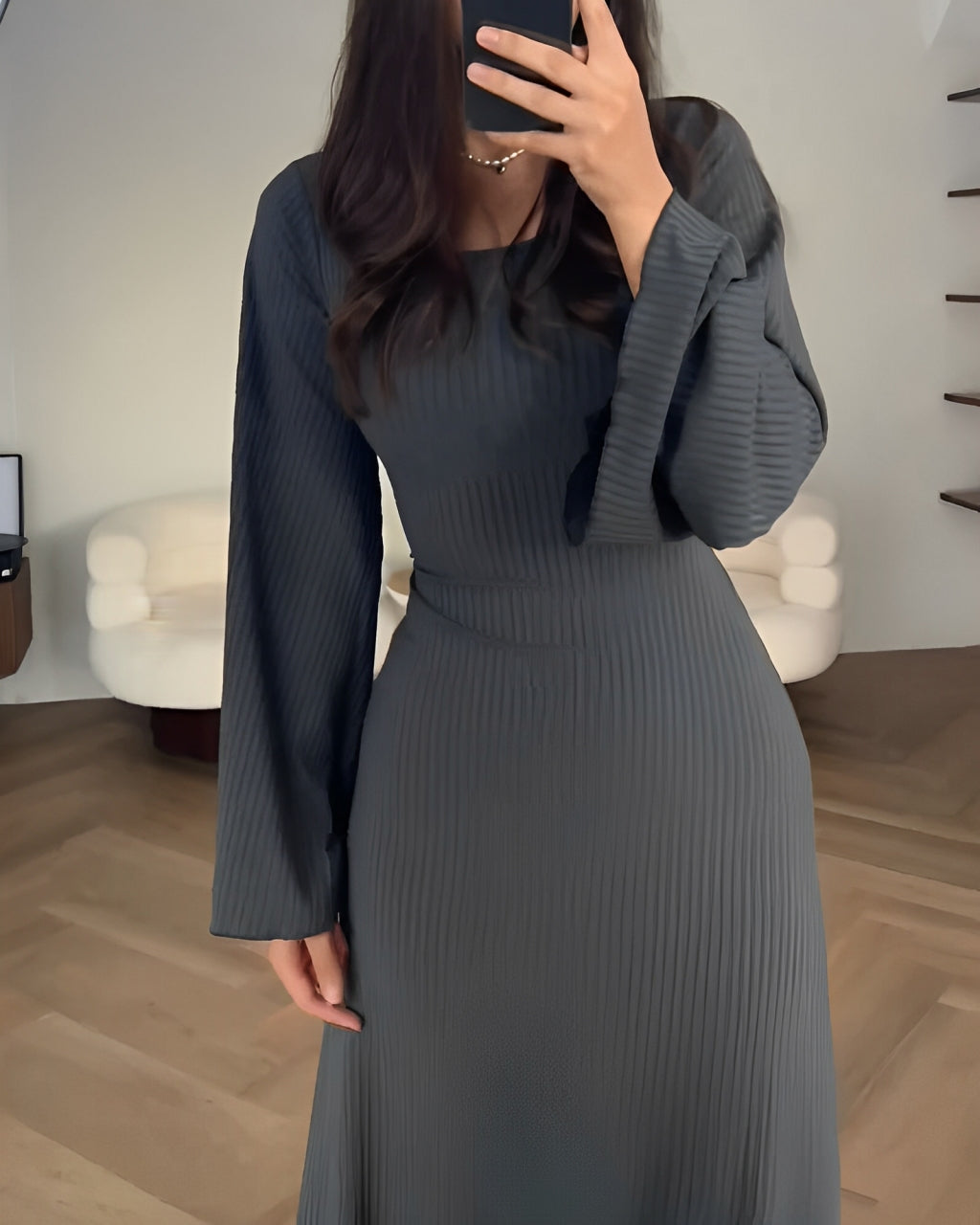 OLIVIA™ | Elegante Gebreide Maxi Jurk
