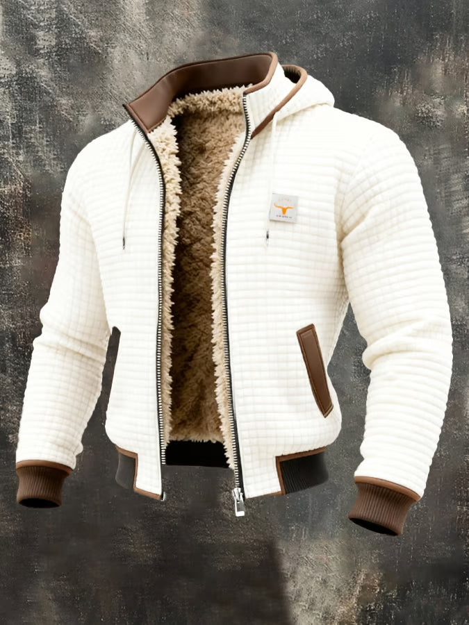 Noorderveen™ | Gevoerde Outdoorjas met Ruitpatroon