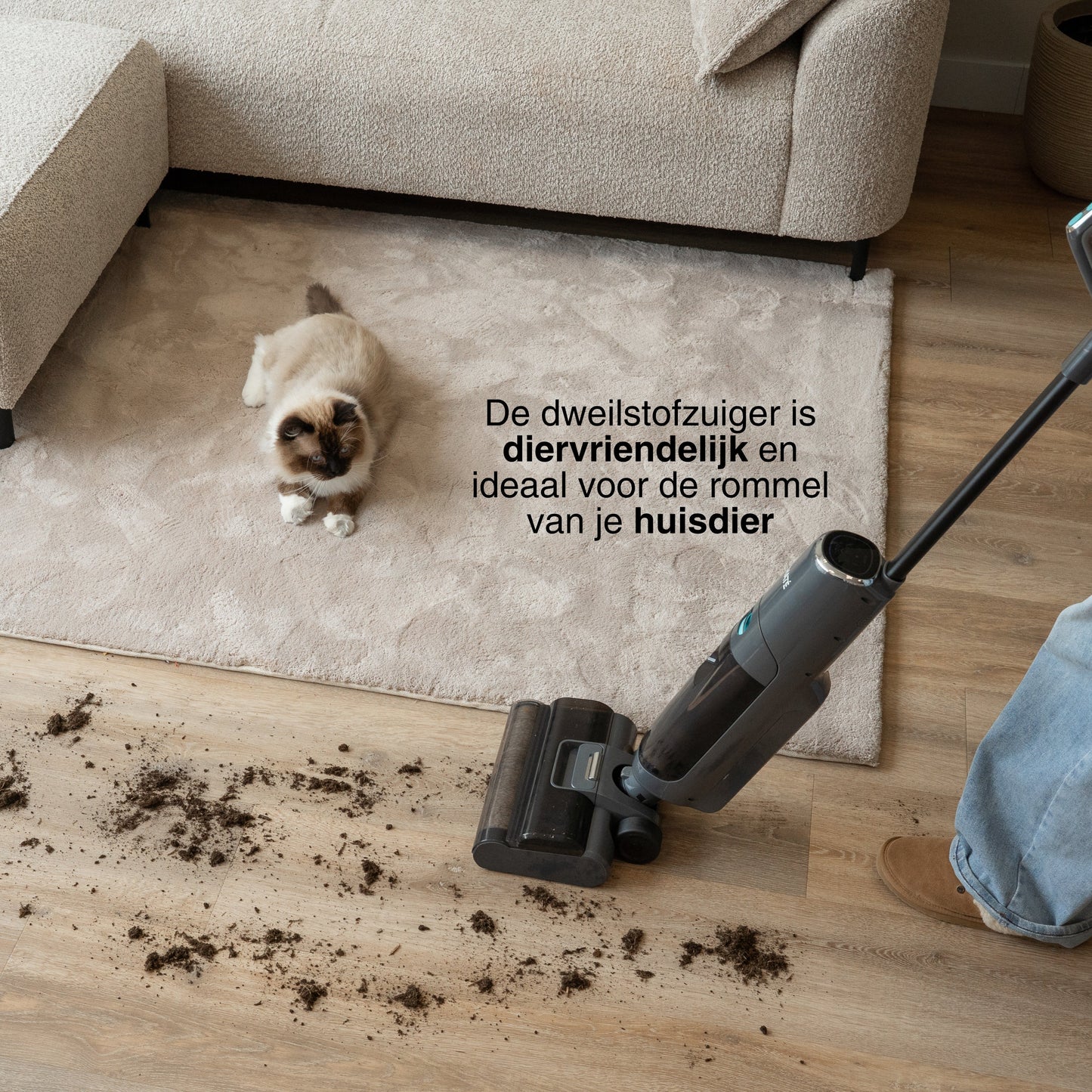 Hugo™ | Dweilstofzuiger voor Nat & Droog Gebruik