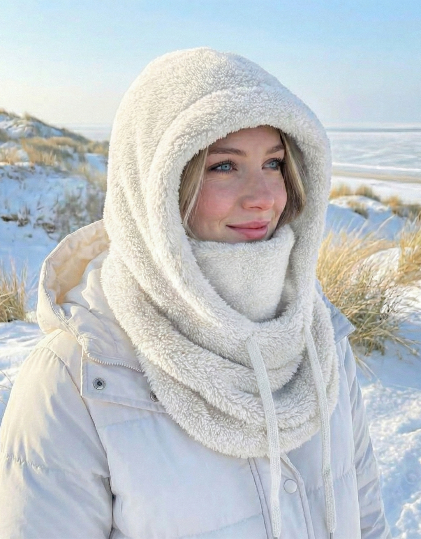 Nordry™ | Gevoerde Winterhoodie met Gezichtsbescherming