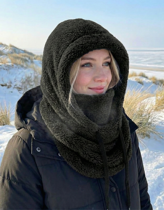 Nordry™ | Gevoerde Winterhoodie met Gezichtsbescherming