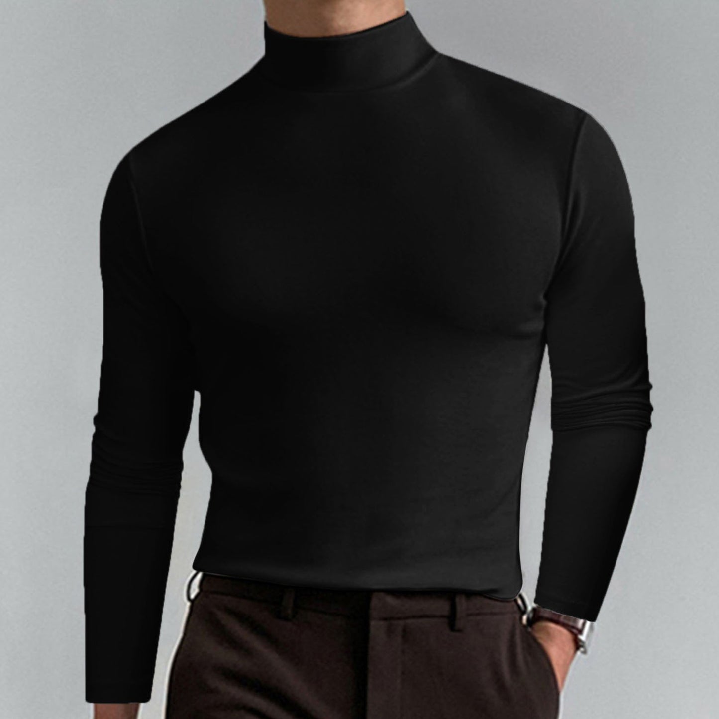 James™ | Slim Fit Longsleeve voor Heren met kraag