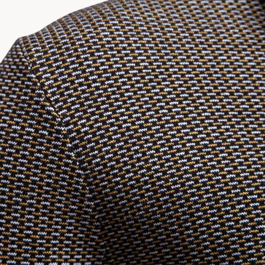 Corbin™ | Premium Textuur Pullover met Kwart-rits