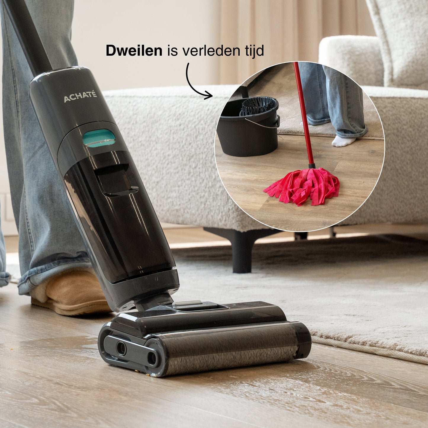 Hugo™ | Dweilstofzuiger voor Nat & Droog Gebruik