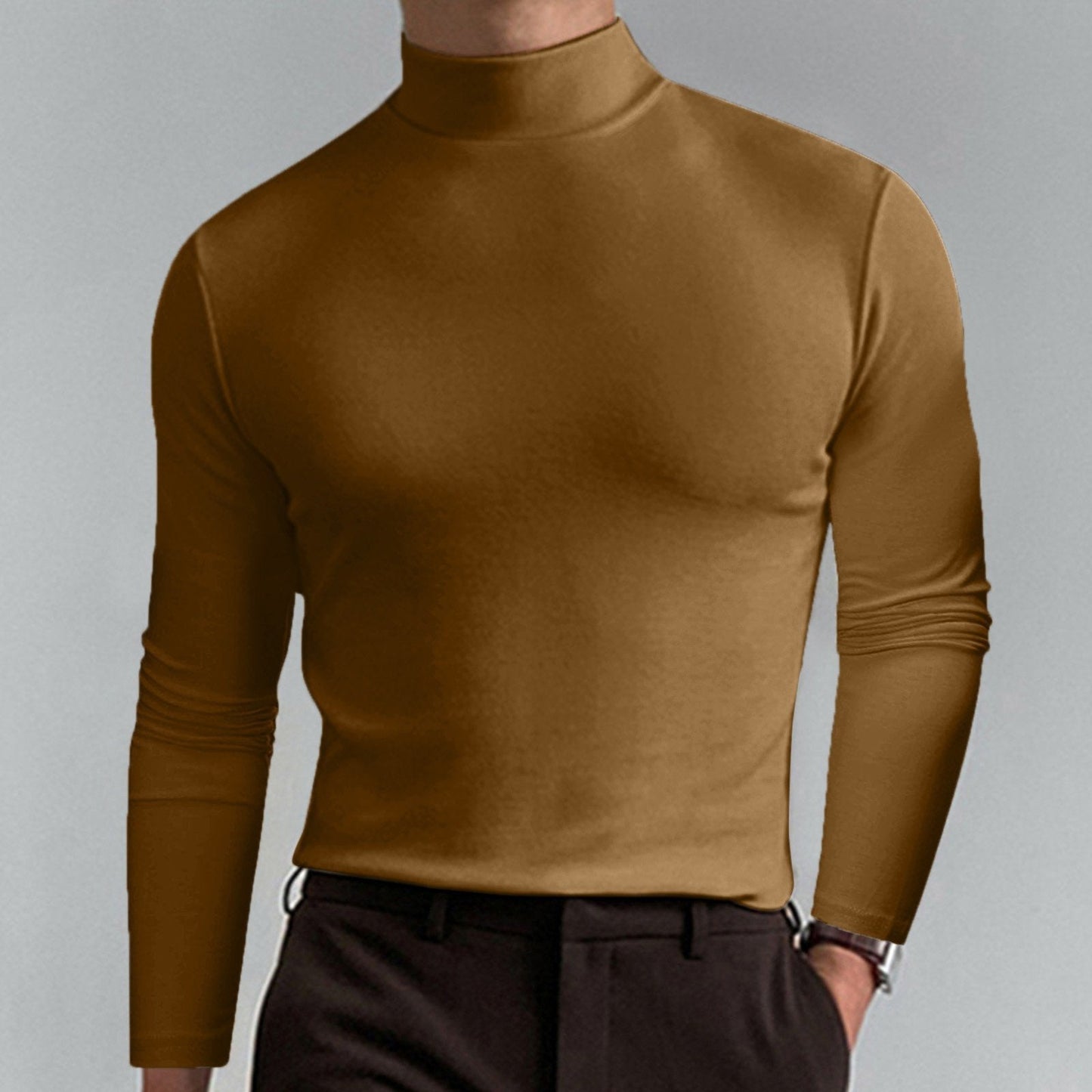 James™ | Slim Fit Longsleeve voor Heren met kraag