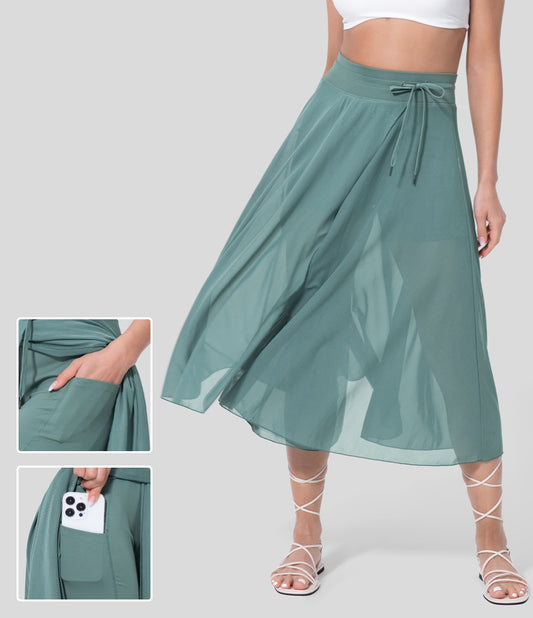 ILVA™ | Hoog Getailleerde 2-in-1 Rok