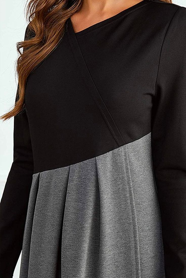 PHILLINE™ | Maxi-jurk met Lange Mouwen
