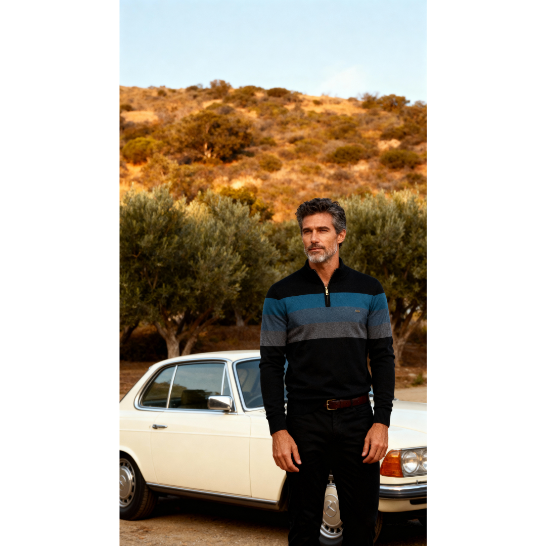 Burk™ | Premium Quarter Zip Sweater