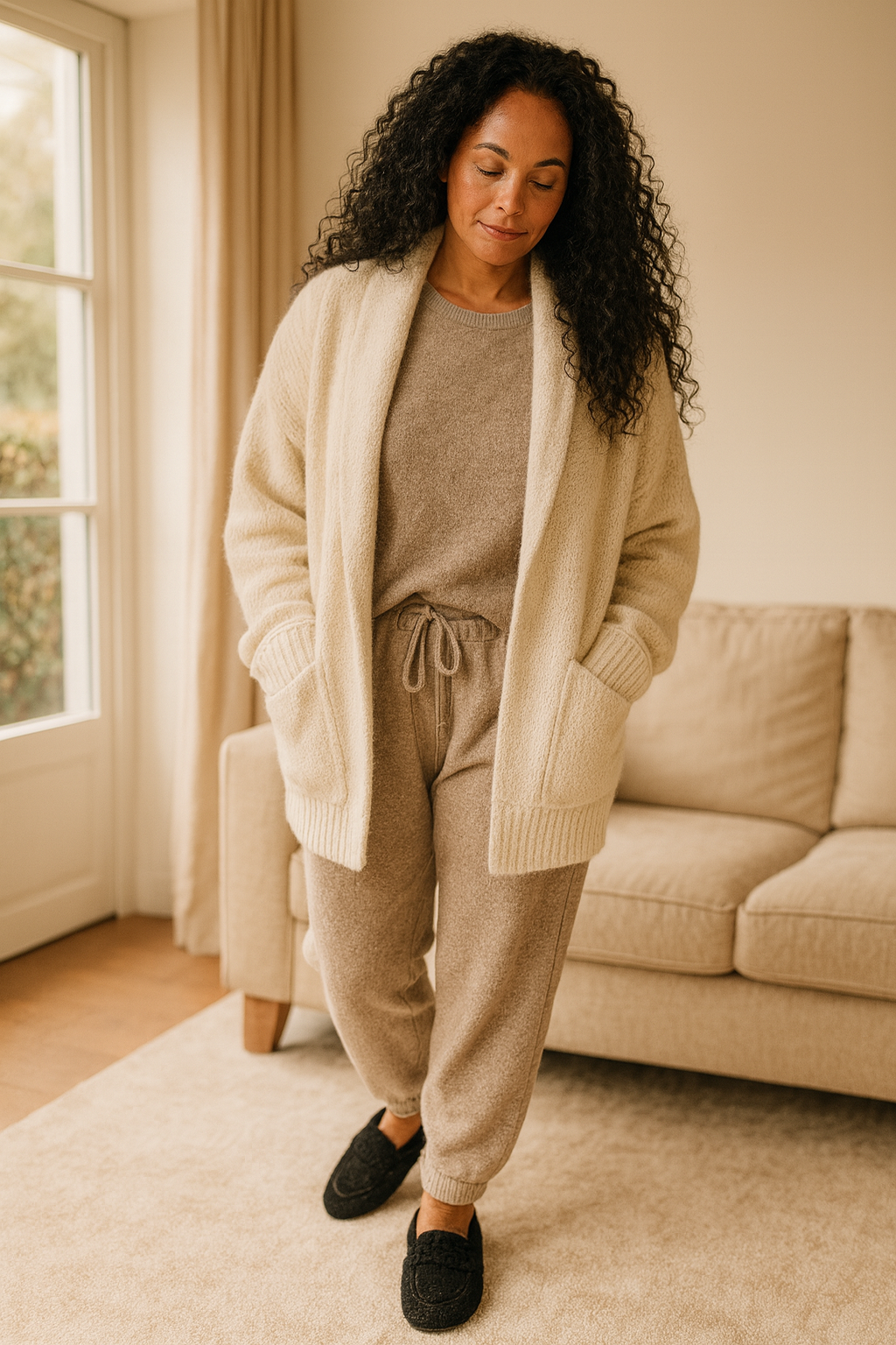 Evelyn™ | Luxe Wollen Mocassins