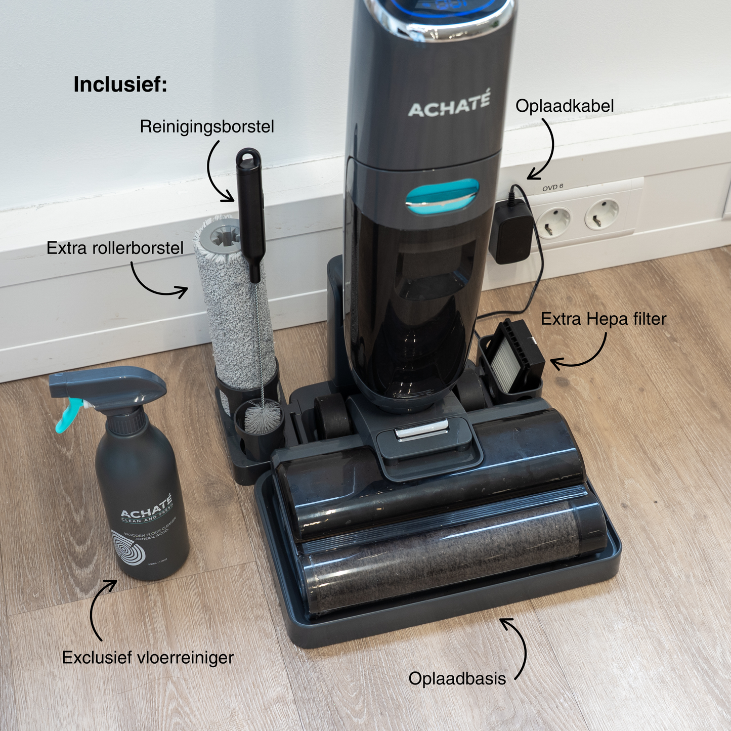 Hugo™ | Dweilstofzuiger voor Nat & Droog Gebruik