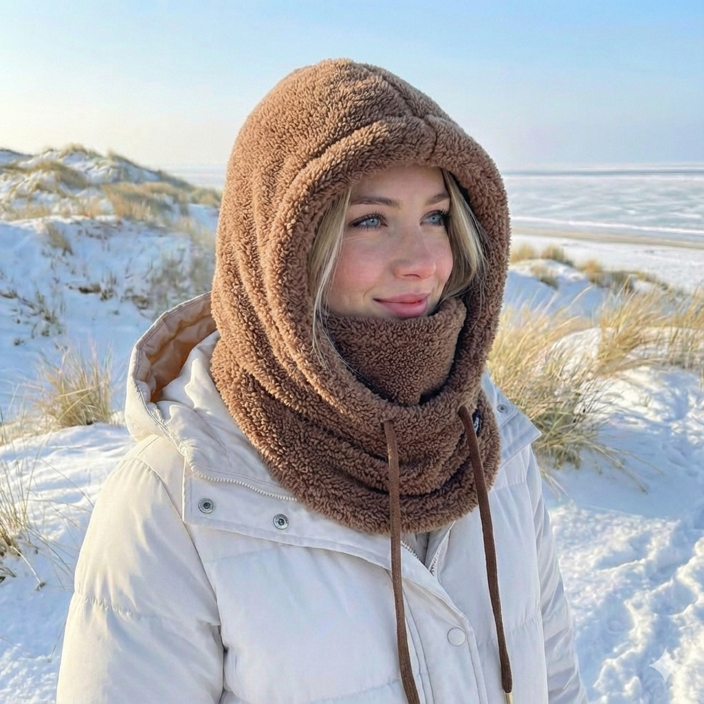 Nordry™ | Gevoerde Winterhoodie met Gezichtsbescherming