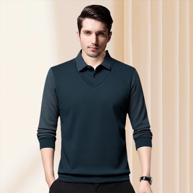 Arden™ | Gestreept Revers Shirt