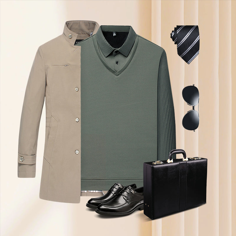 Arden™ | Gestreept Revers Shirt