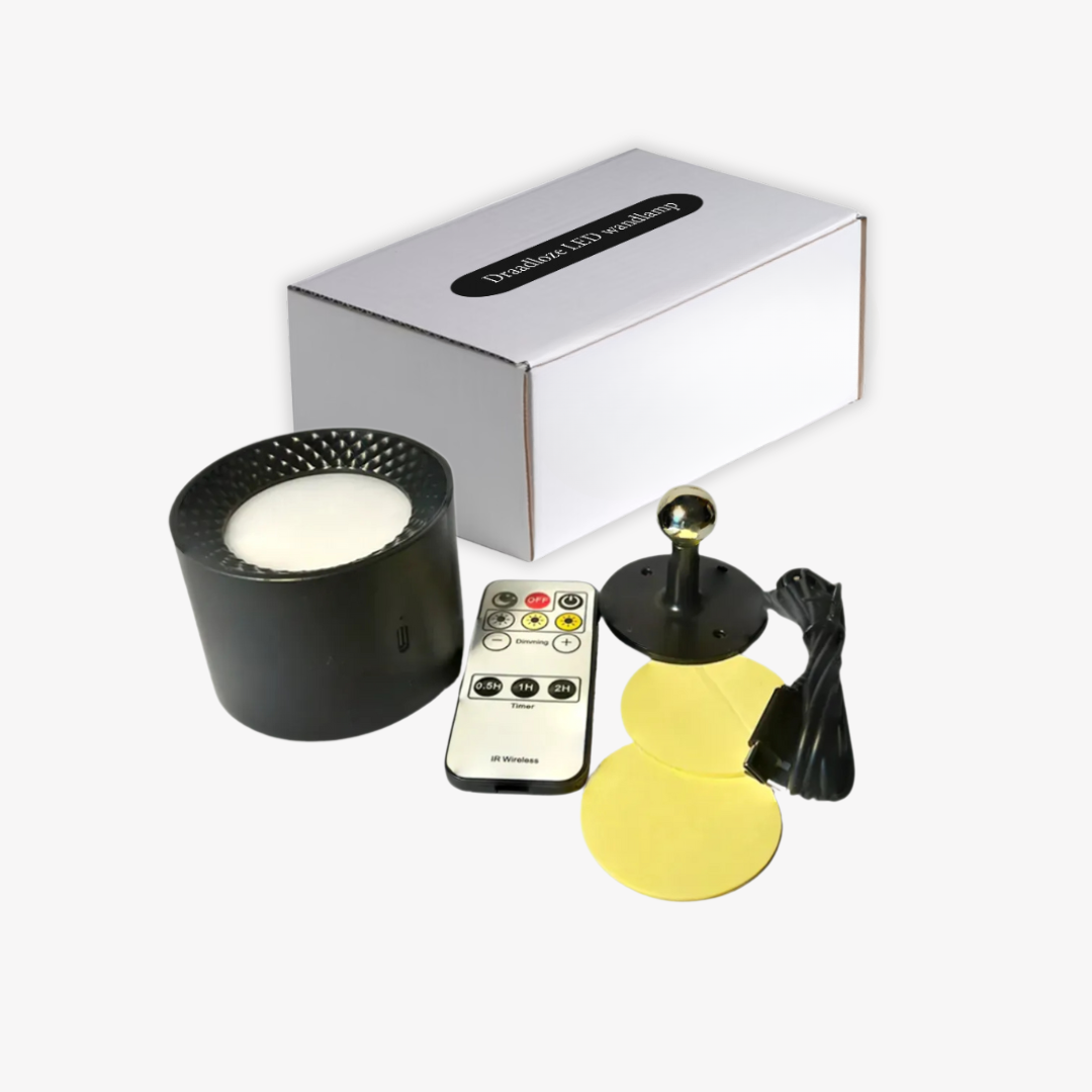 Elin™ | Dimbare Draadloze LED Wandverlichting met Afstandsbediening