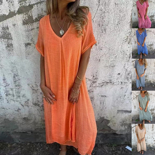 ESTHER™ | Luchtige V-hals Jurk