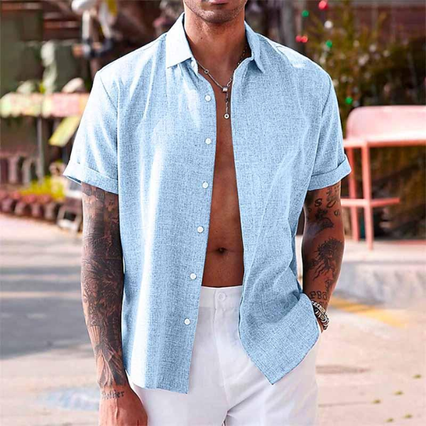 LAURENS™ | Stijlvol Shirt met Korte Mouwen