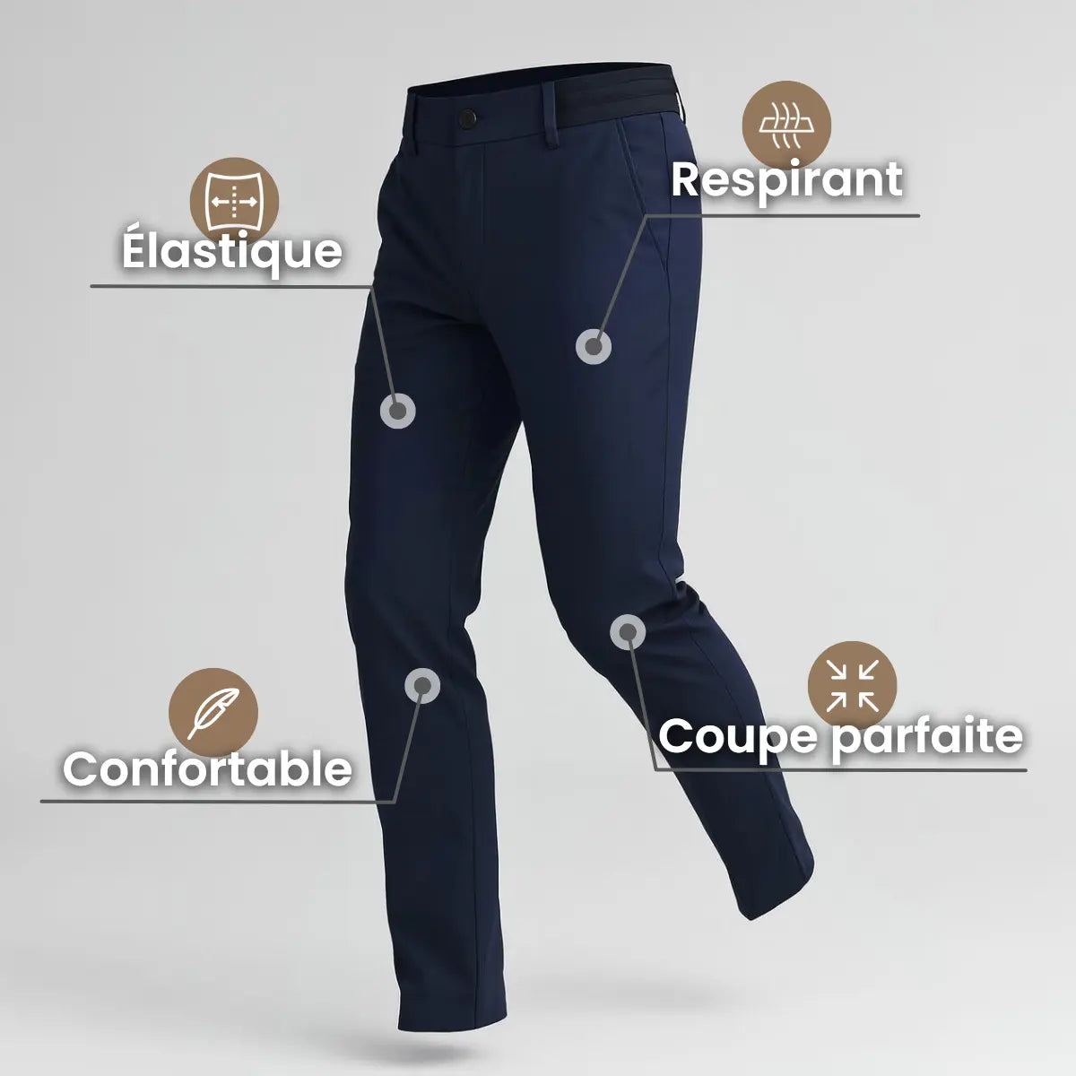 Ruben™ | Comfortabele Herenbroek met Stretch