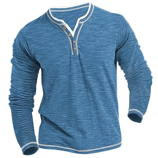 DENNIS™ | Longsleeve met V-hals voor Heren