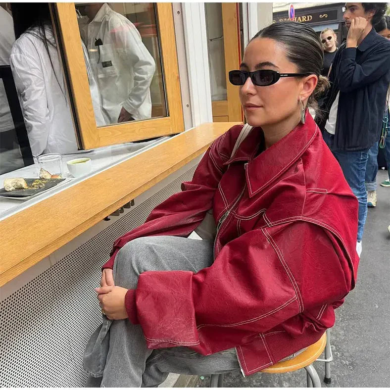 DANISHA™ | Oversized Leren Jas