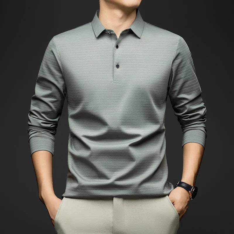 Thomas™ | Casual Winter Poloshirt met Knopen