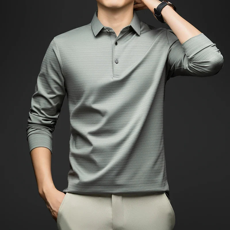 Thomas™ | Casual Winter Poloshirt met Knopen