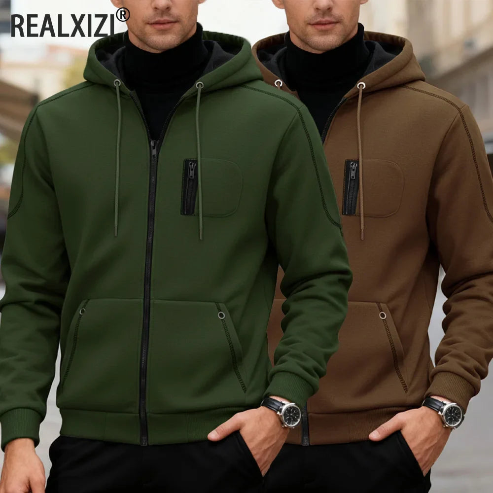 Lucas™ | Stijlvol Heren Sweatshirt met Rits