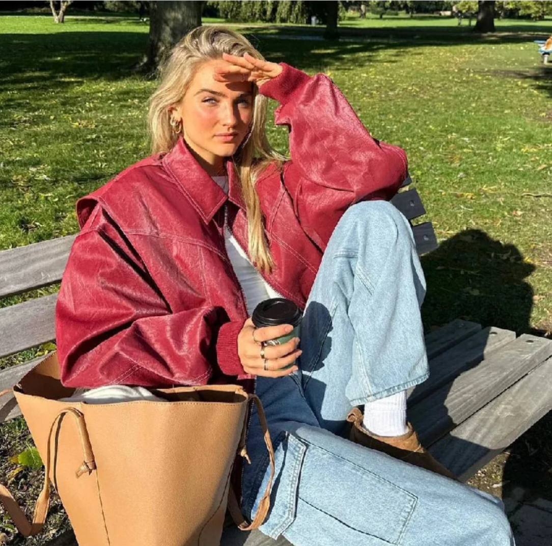 DANISHA™ | Oversized Leren Jas