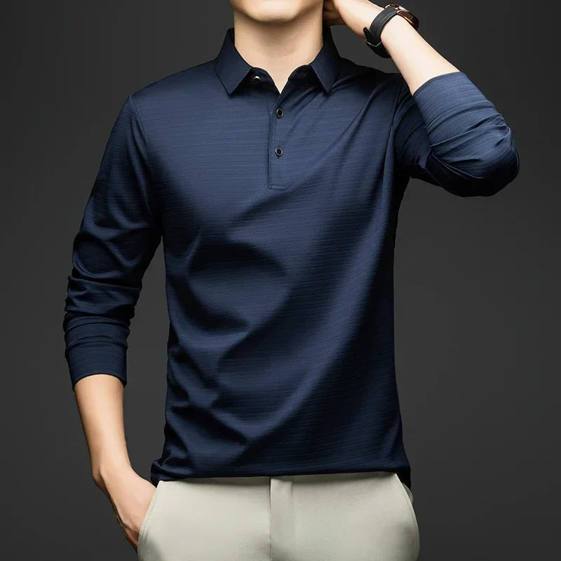 Thomas™ | Casual Winter Poloshirt met Knopen