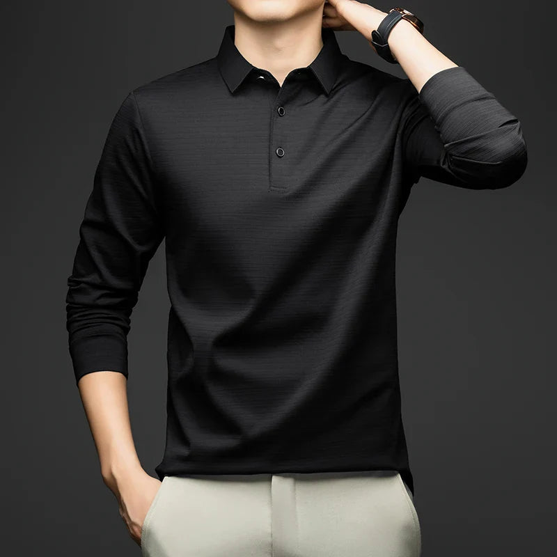 Thomas™ | Casual Winter Poloshirt met Knopen