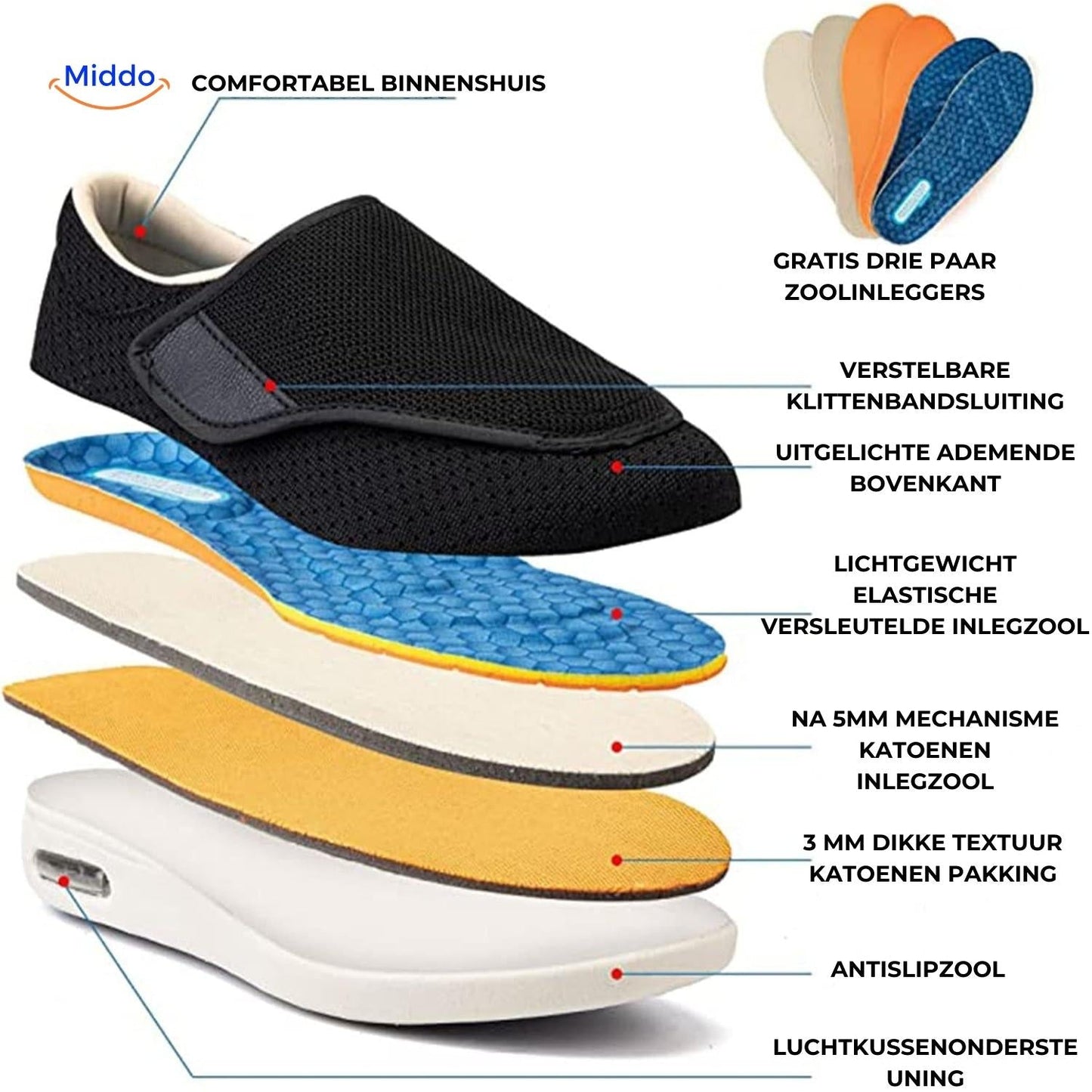 Bram™ | Comfortabele Allround Schoenen