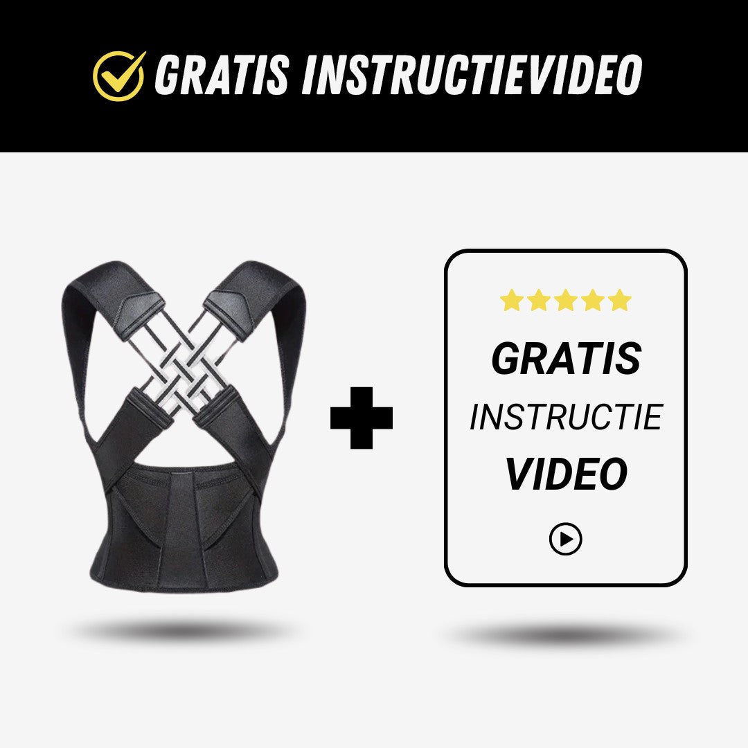 Maarten™ | Verstelbare Rugbrace voor Houdingsondersteuning