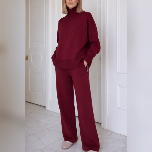 Linde™ | Comfortabele Lounge Set met Wijde Broek