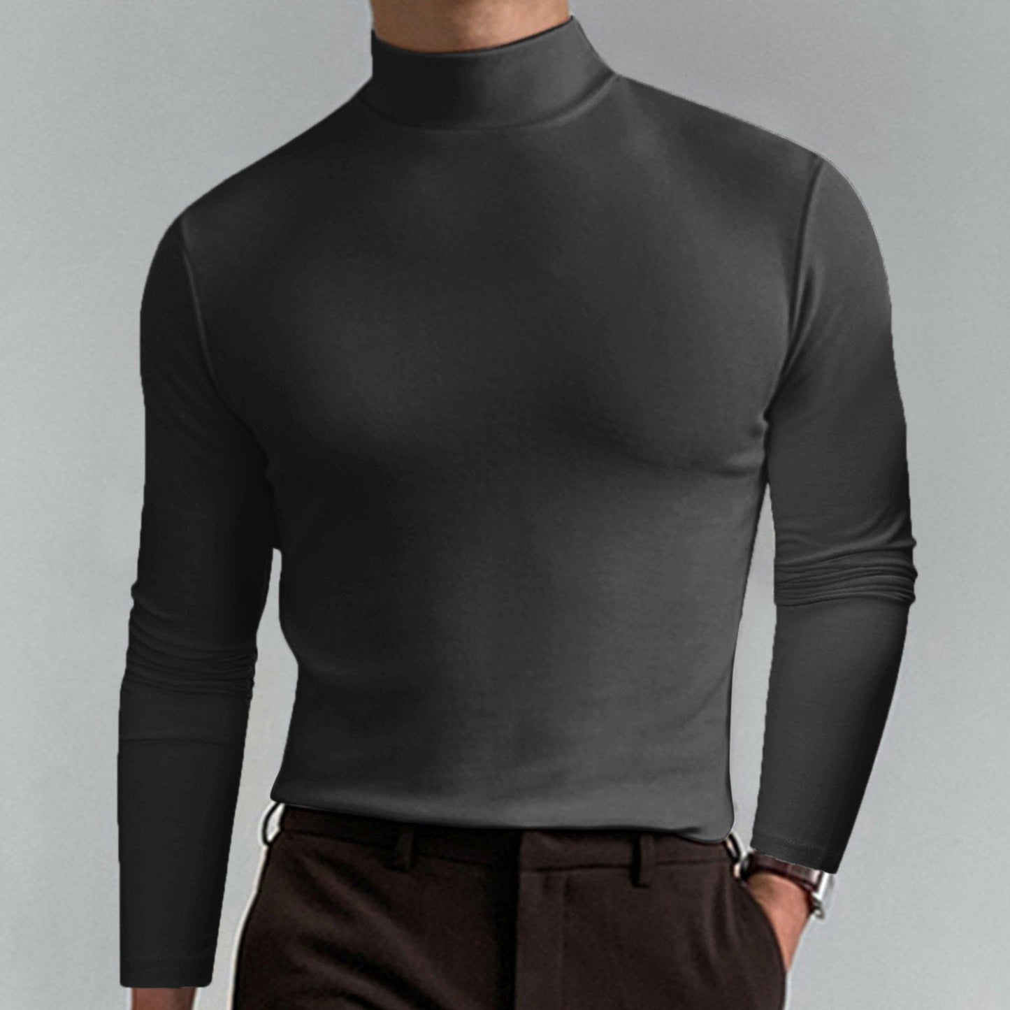James™ | Slim Fit Longsleeve voor Heren met kraag